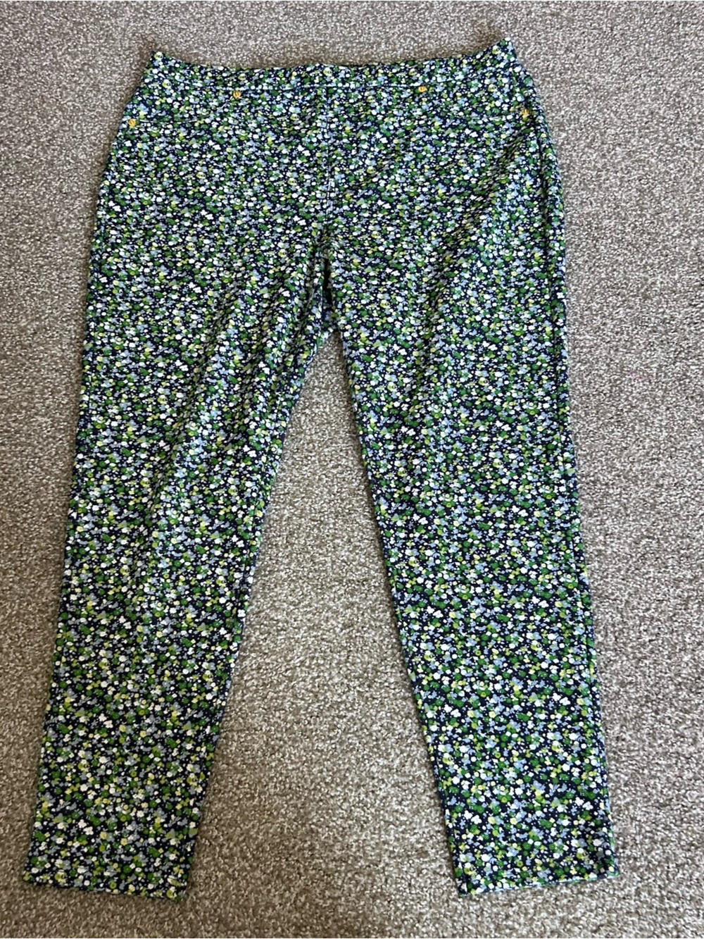 Michael Michael Kors Floral Pull On Pants